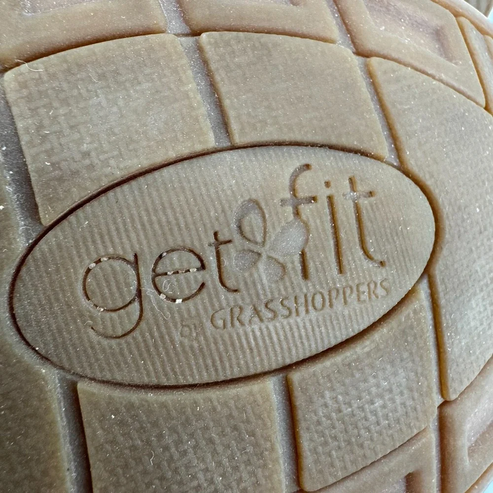 Get Fit by Grasshoppers Shoes WOMENS Brown Leather Slip On Sneakers SIZE 11